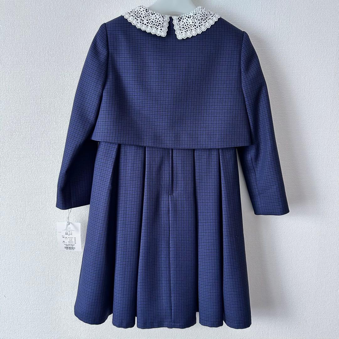 新品タグ付き卒園入学式フォーマルアンサンブル　120エルアンノアール