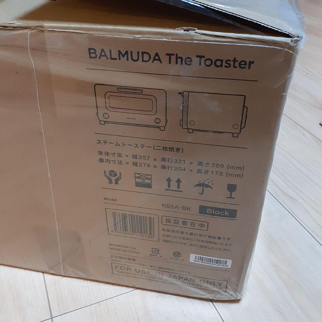 バルミューダ スチームトースター ブラック BALMUDA K05A-BK