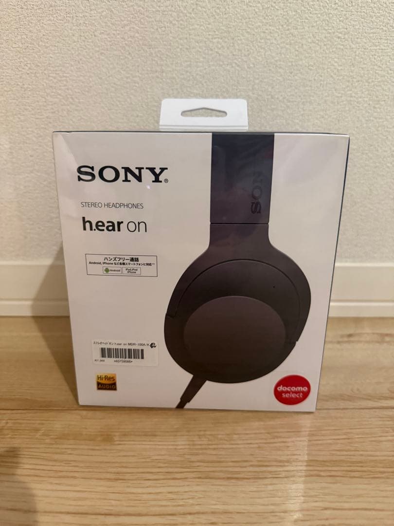 【新品・未開封】SONY h.ear on MDR-100A チャコールブラック