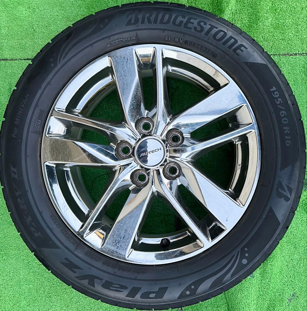 C25 C26 セレナライダー 2024年 195/60R16アルミタイヤセット