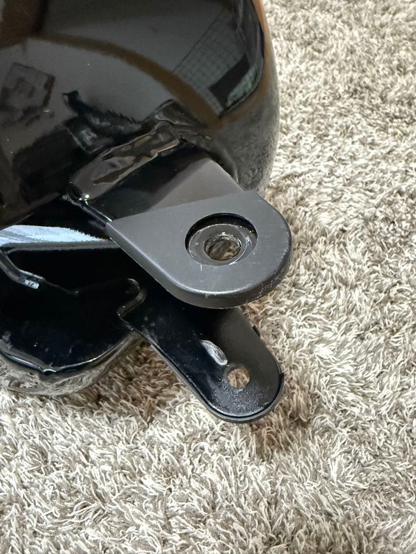 Harley-Davidson 燃料タンク 黒/青 ストライプ