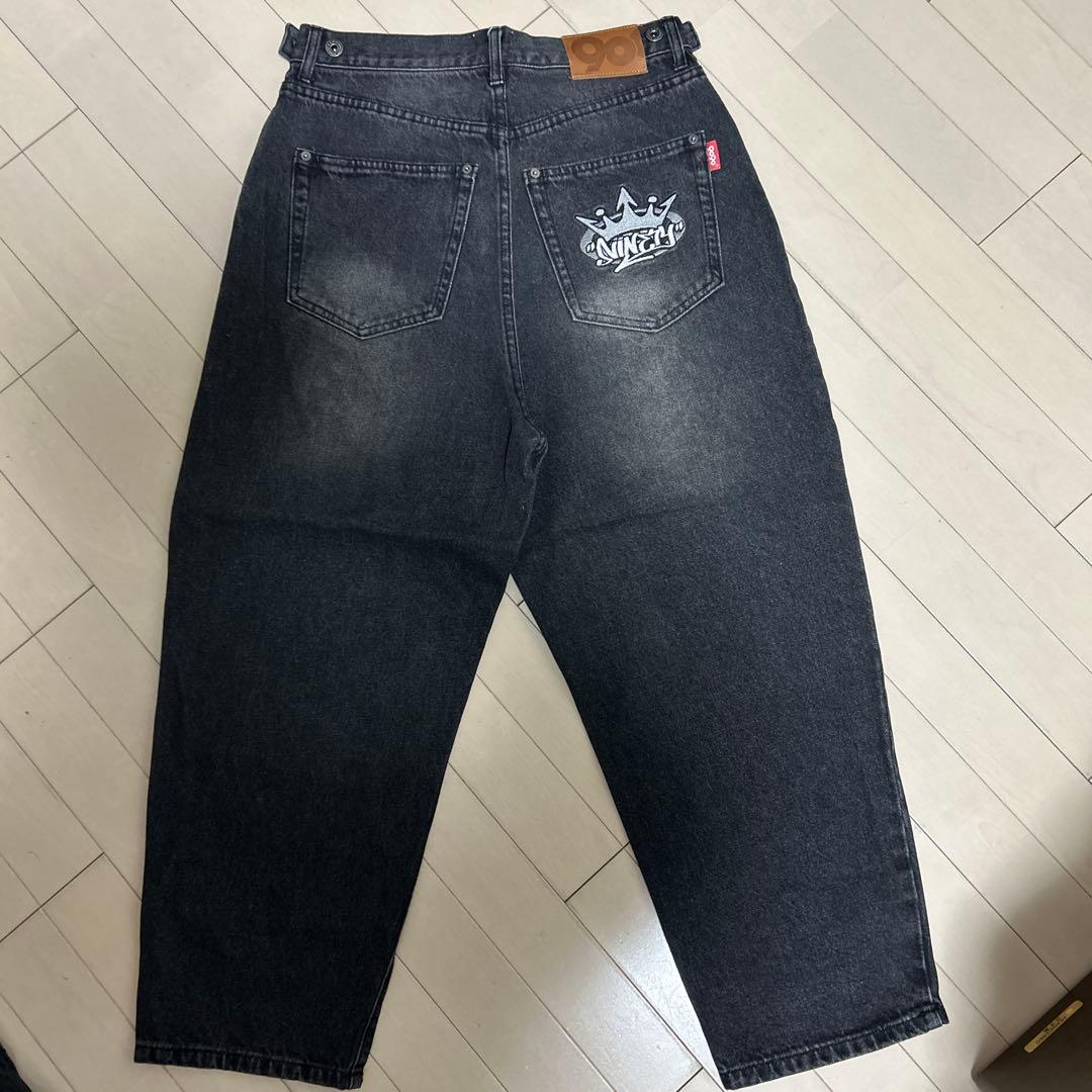 9090デニムセットアップ　BLACK