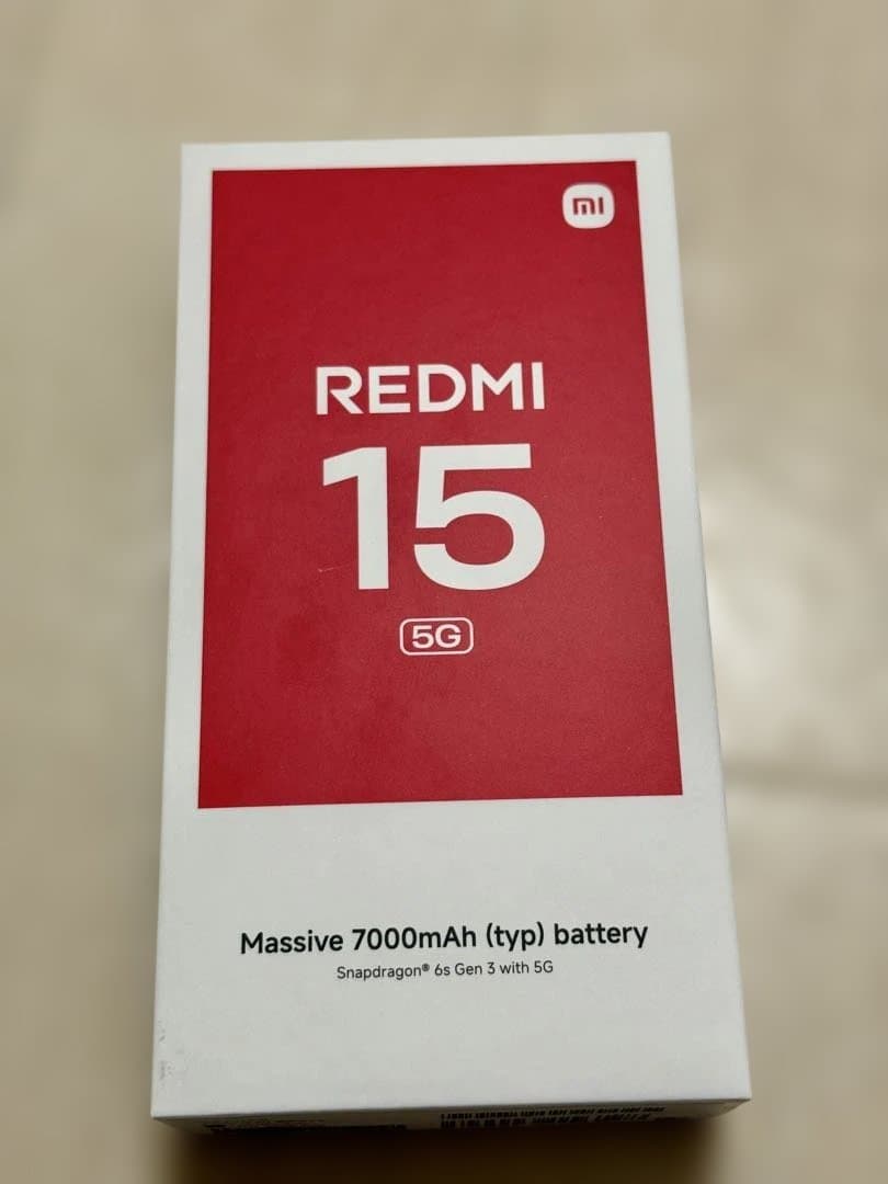 REDMI 15 5G シルバー　128G
