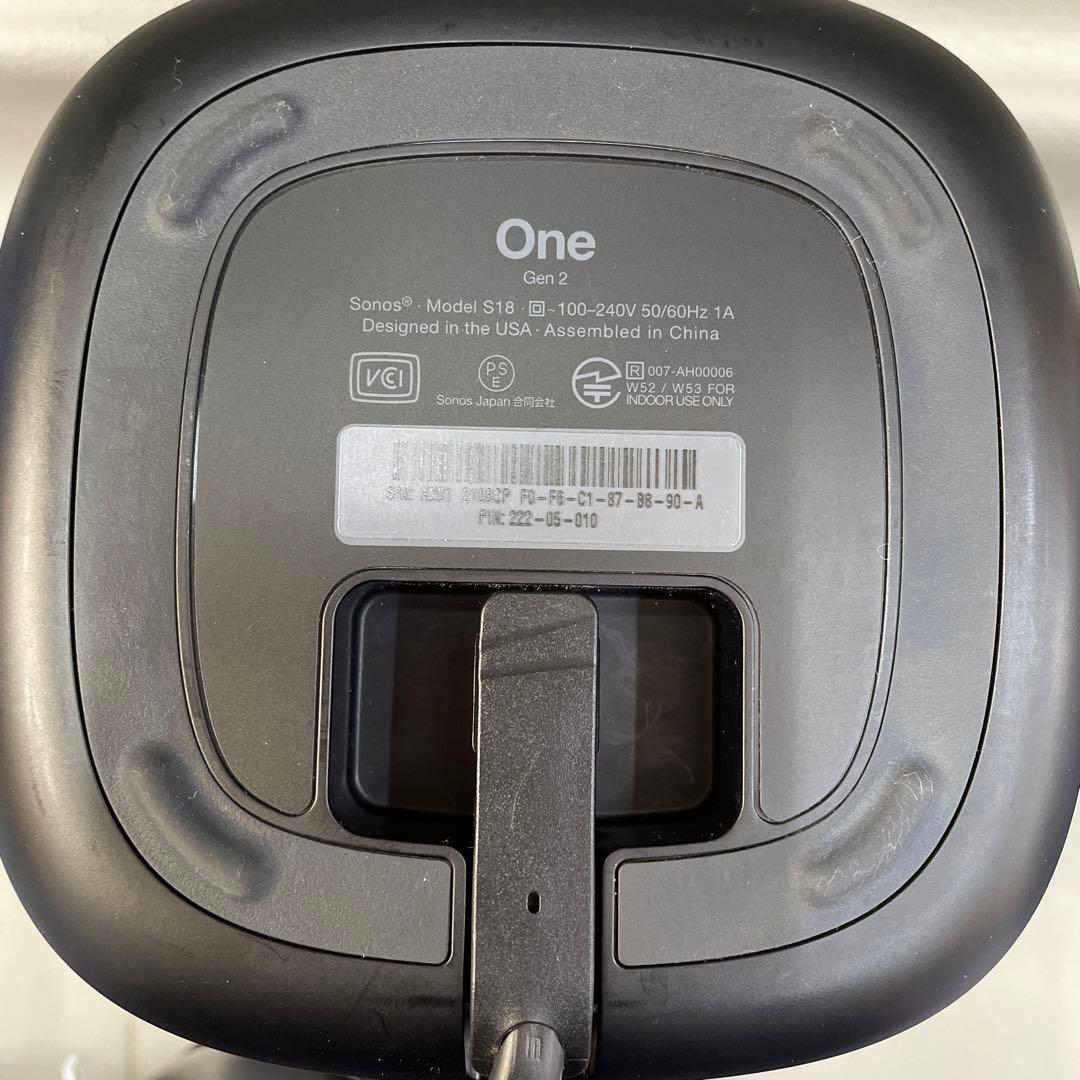 スピーカー・ウーファー SONOS One Gen2 S18