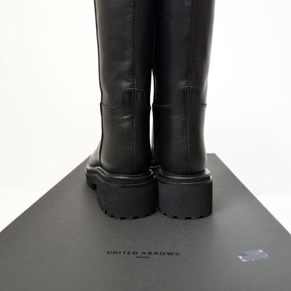 ユナイテッドアローズ UNITED ARROWS ロング 35 ブーツ ブラック