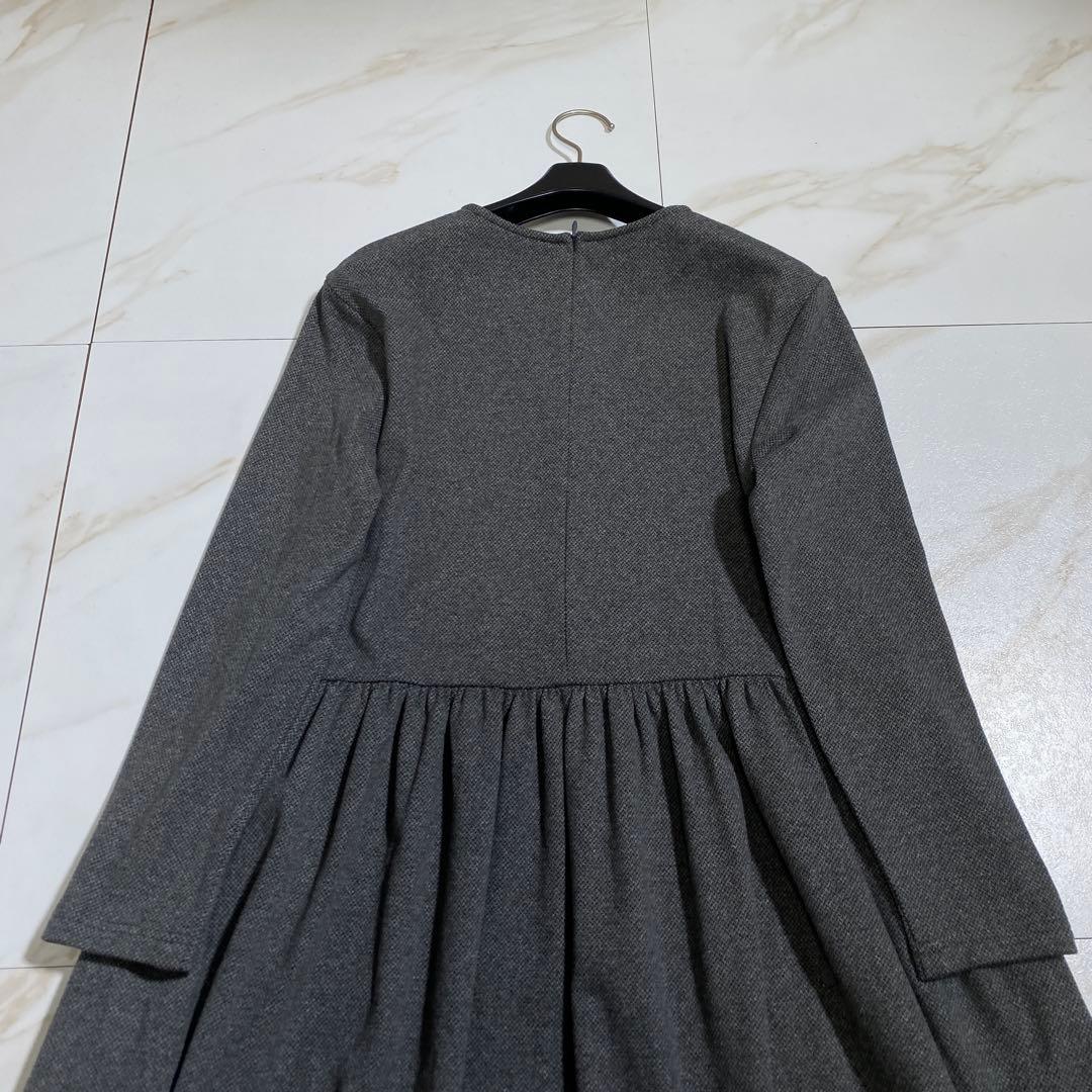 新品♡マックスマーラウィークエンド マイクロワッフル タックロングワンピースM位