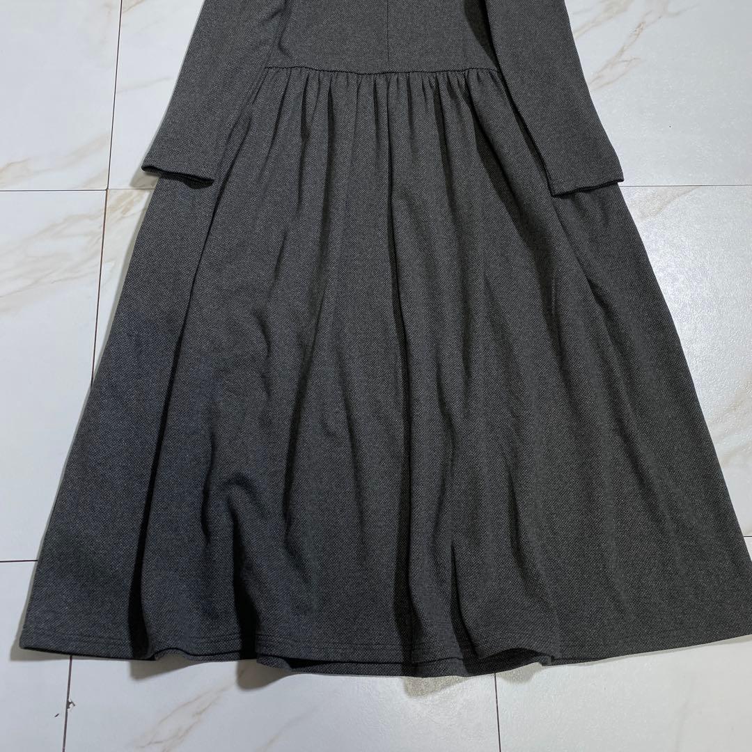 新品♡マックスマーラウィークエンド マイクロワッフル タックロングワンピースM位