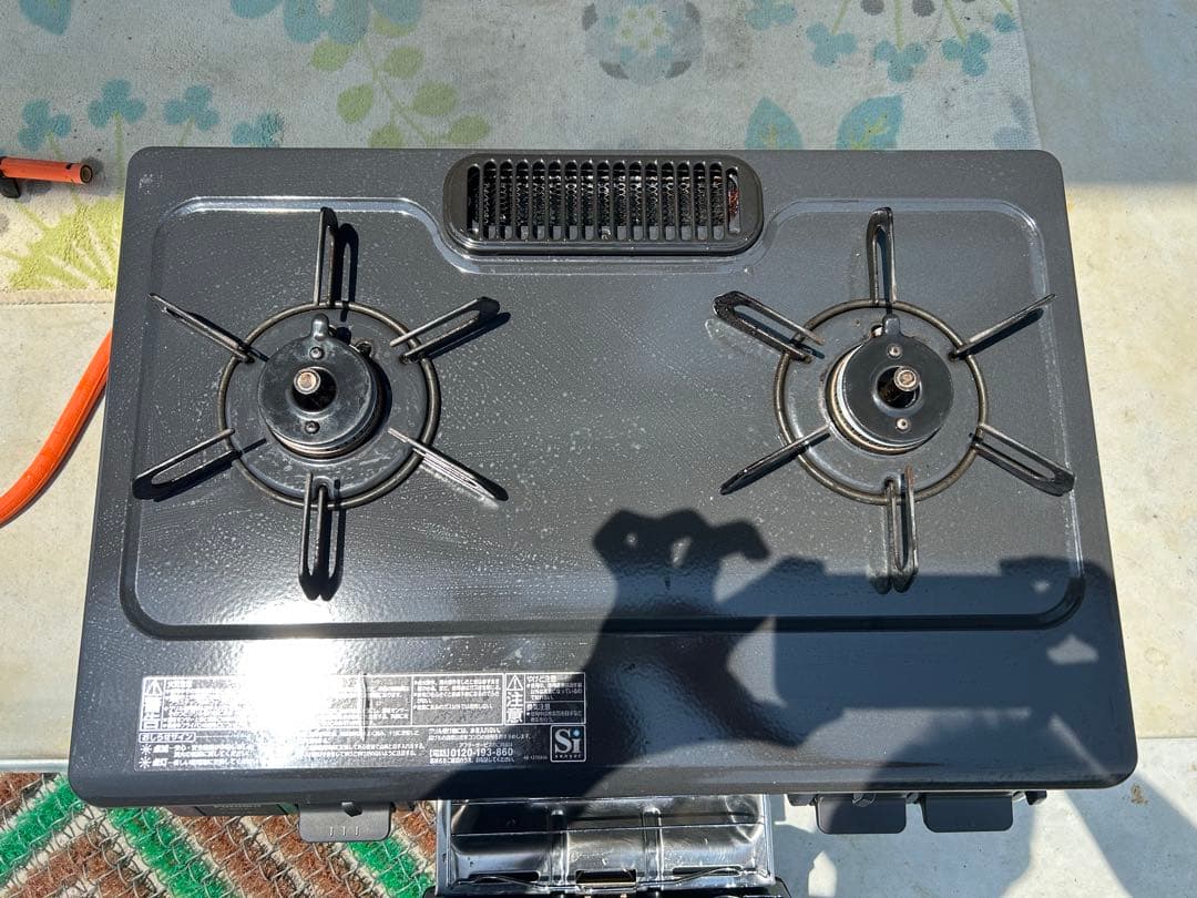 コンパクト 2バーナー ガスコンロ IC-87K-1L