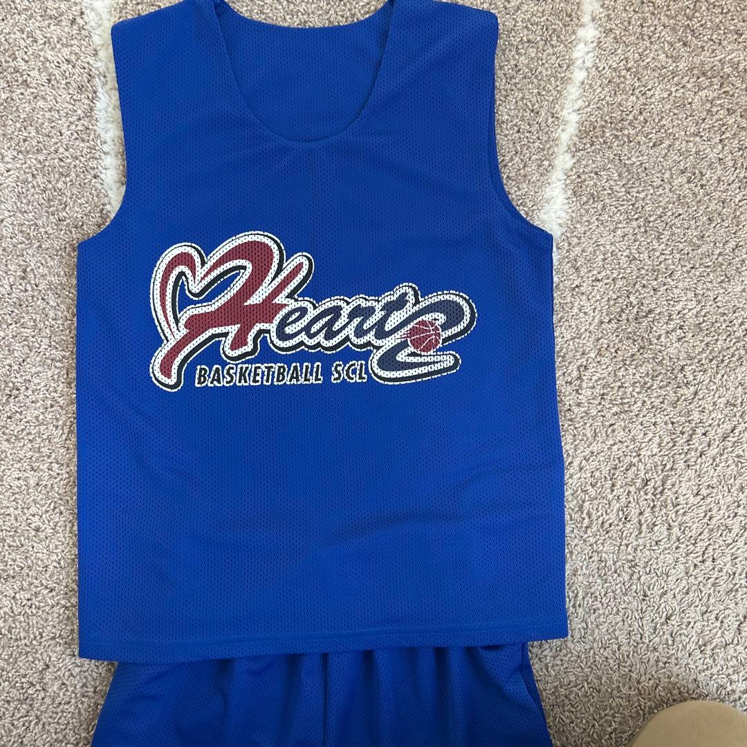 １４５㎝　バスケットボールスクール　ハーツ　ユニフォーム145上下セット