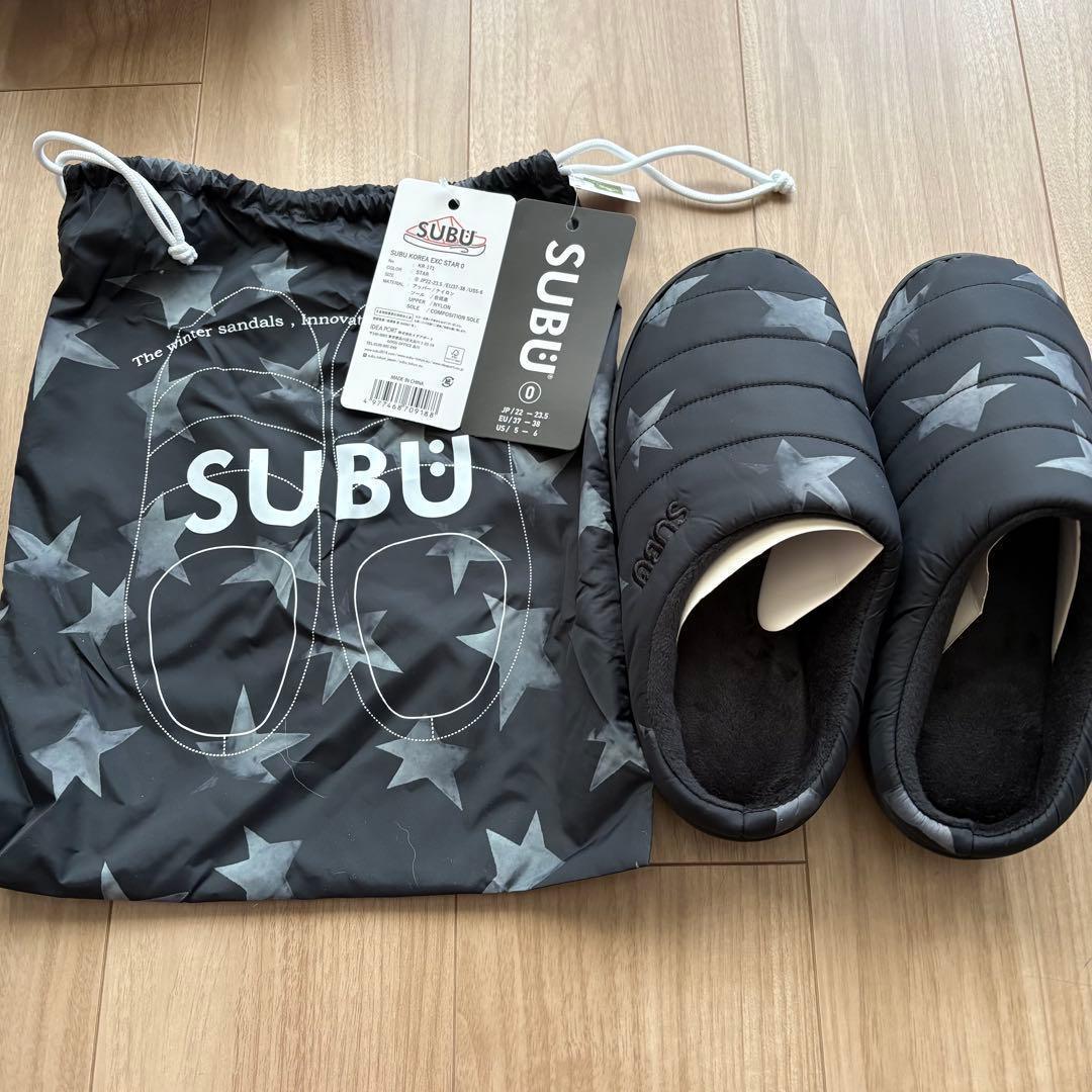 SALE✨【韓国モデル】新品未使用 SUBUスブ ダウン星柄22-23.5