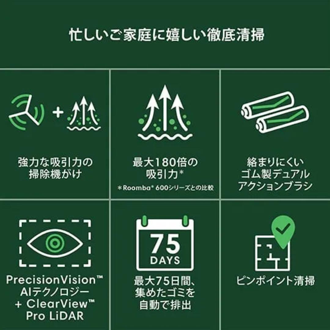 【新品／年末年始特価】iRobot Roomba Max 705 Vac +AE