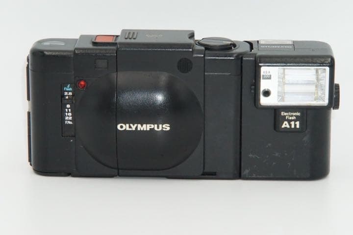 OLYMPUS オリンパス XA2 A11 フィルムカメラ　モルト交換済み
