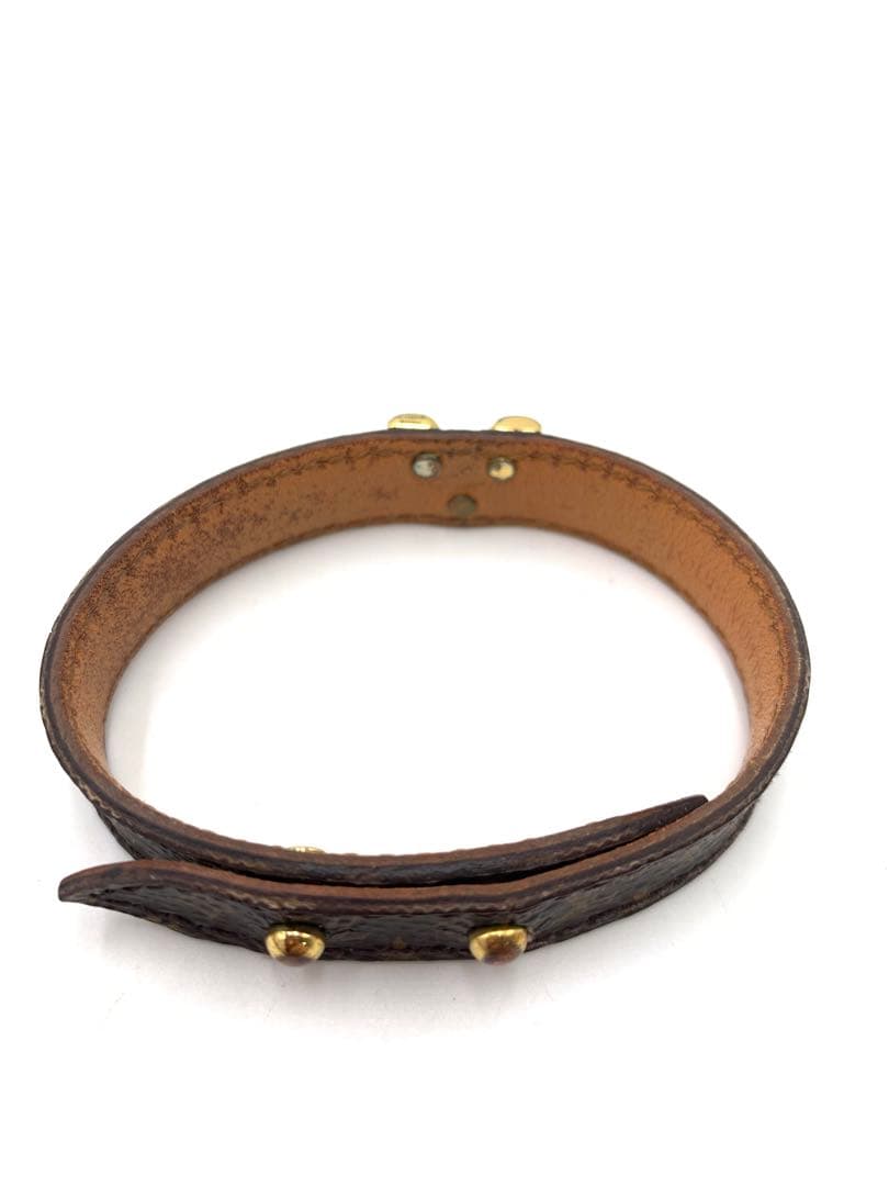 ルイヴィトン　ブランド　ブラウン　モノグラム　ブレスレット　バングル　お洒落