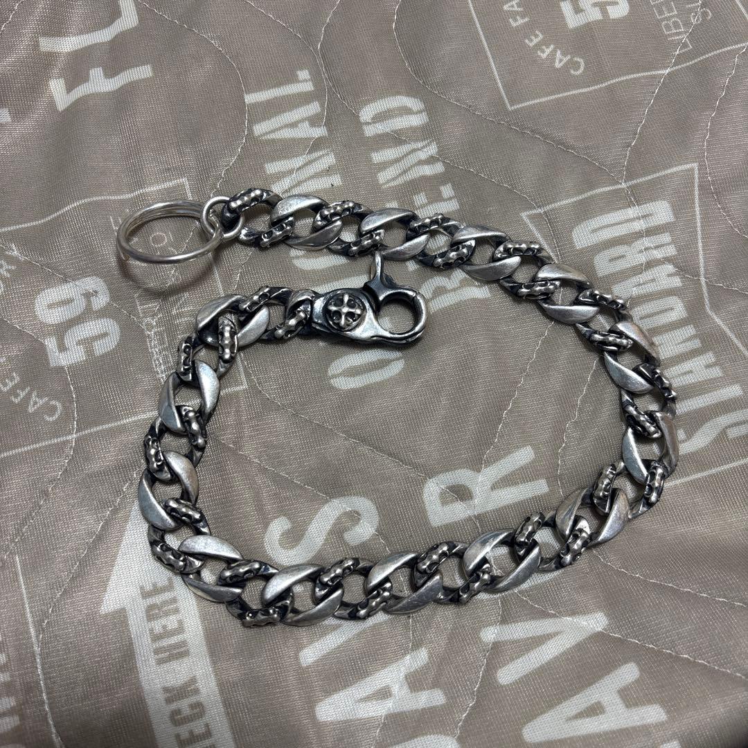 シルバー950ウォレットチェーンヴィンテージ