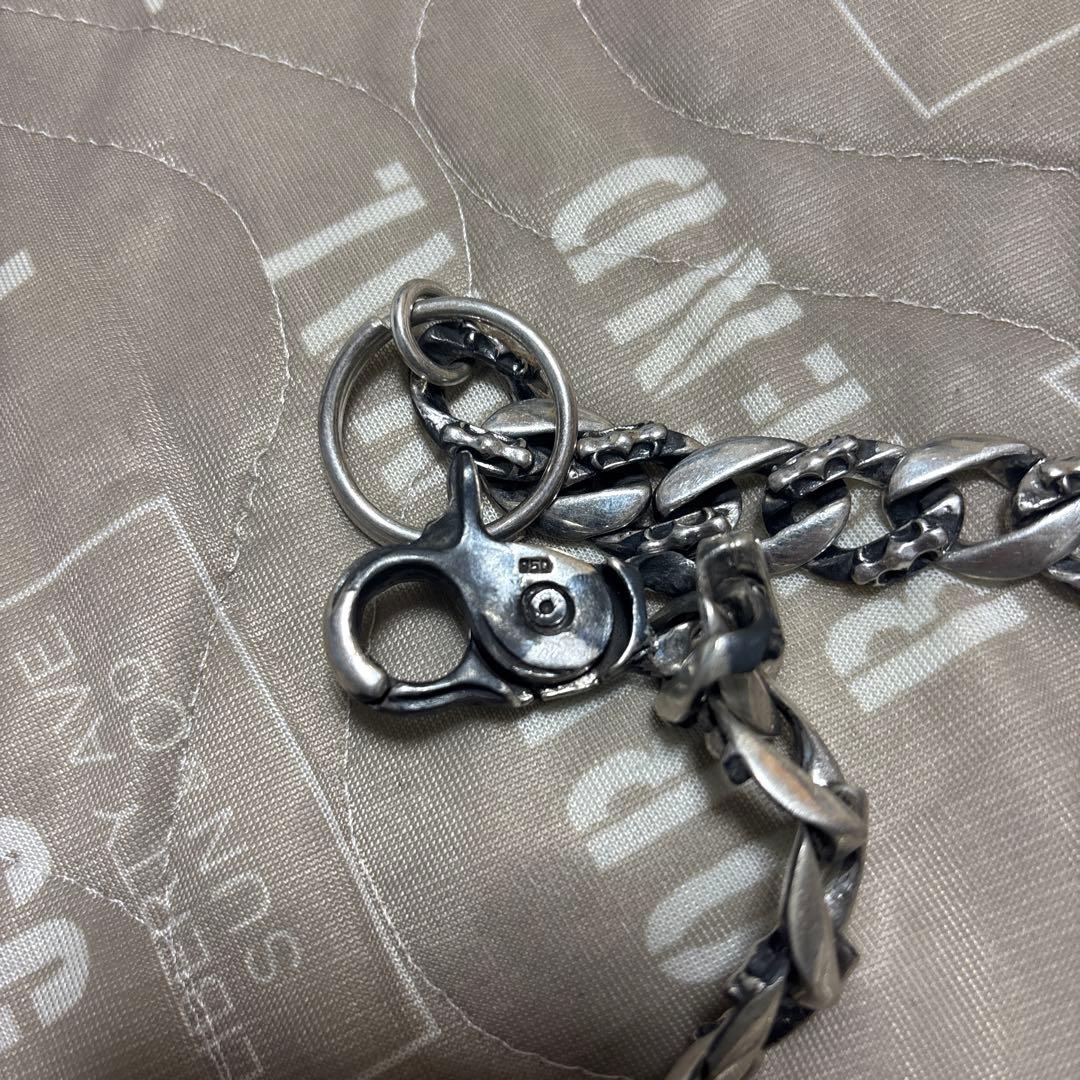 シルバー950ウォレットチェーンヴィンテージ