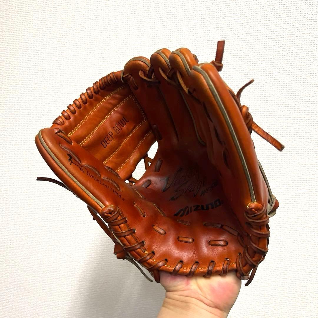 992 ミズノ ビクトリーステージ 仁志モデル 型抜群 硬式 内野手用グローブ
