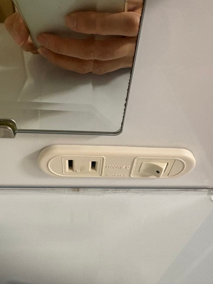 ニトリ ドレッサー LED照明 白 ホワイト 女優ミラー 本体　①