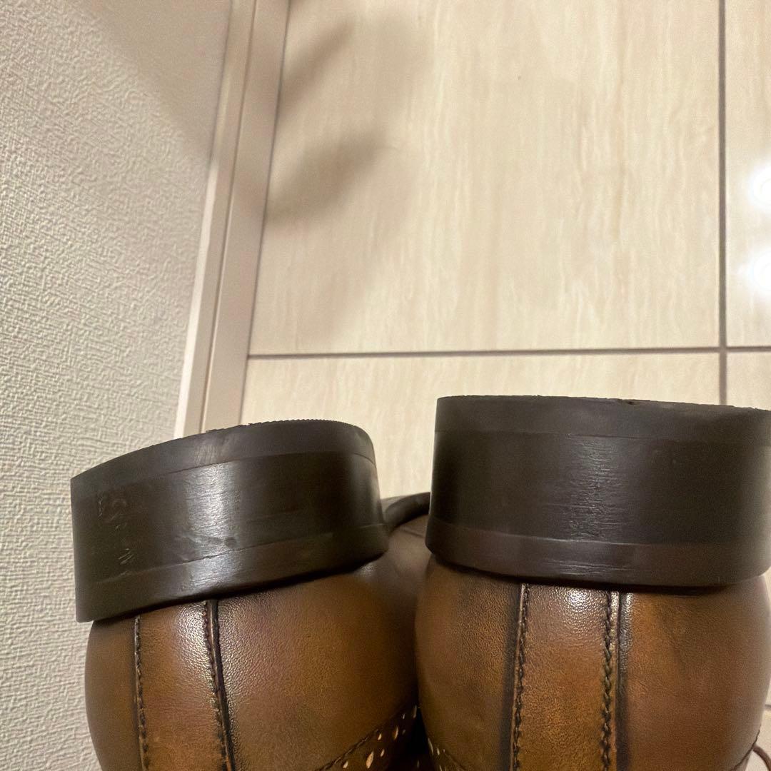 【美品】LANVIN COLLECTION スウェードウィングチップ