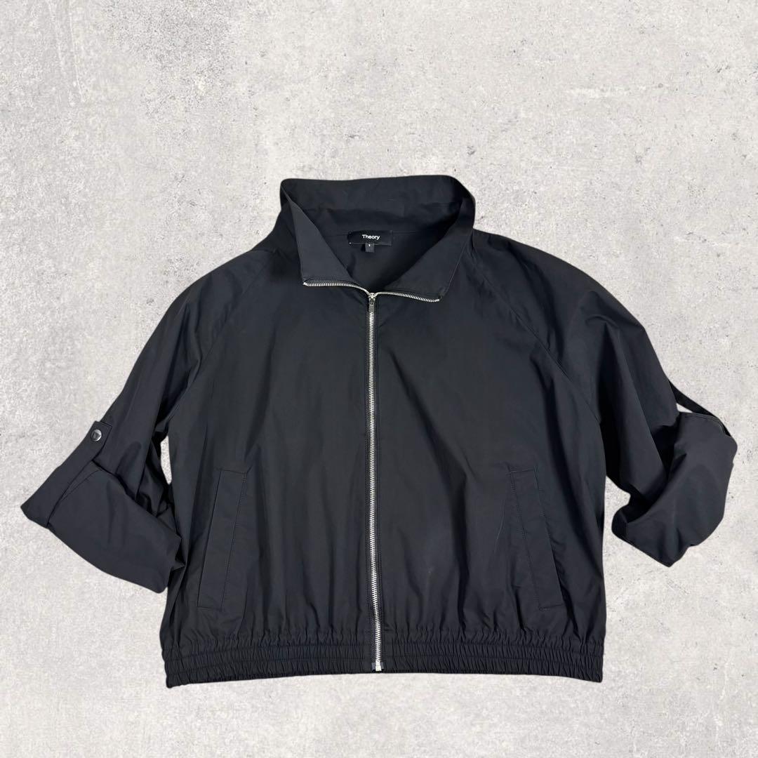 こむぎTheory 23ss アノラック ブルゾン ストレッチローン 黒