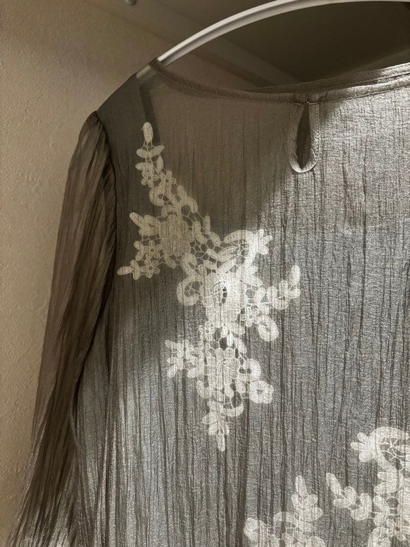 シアーAラインワンピース　オケージョン、マタニティ