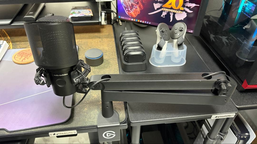 audio-technica AT2020USB-X Elgato マイクアーム
