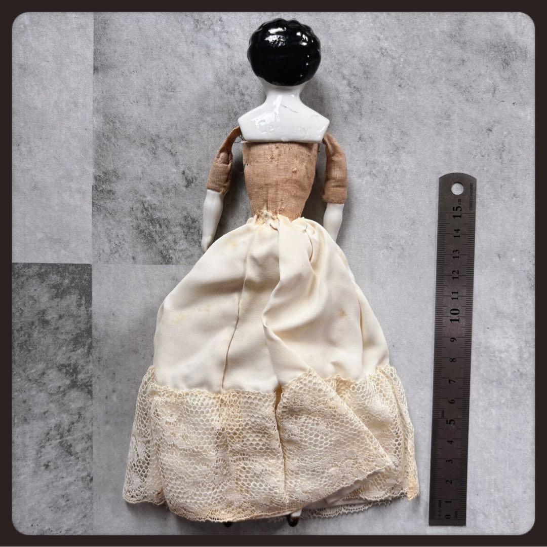 アンティーク チャイナヘッドドール　 ビスクドール