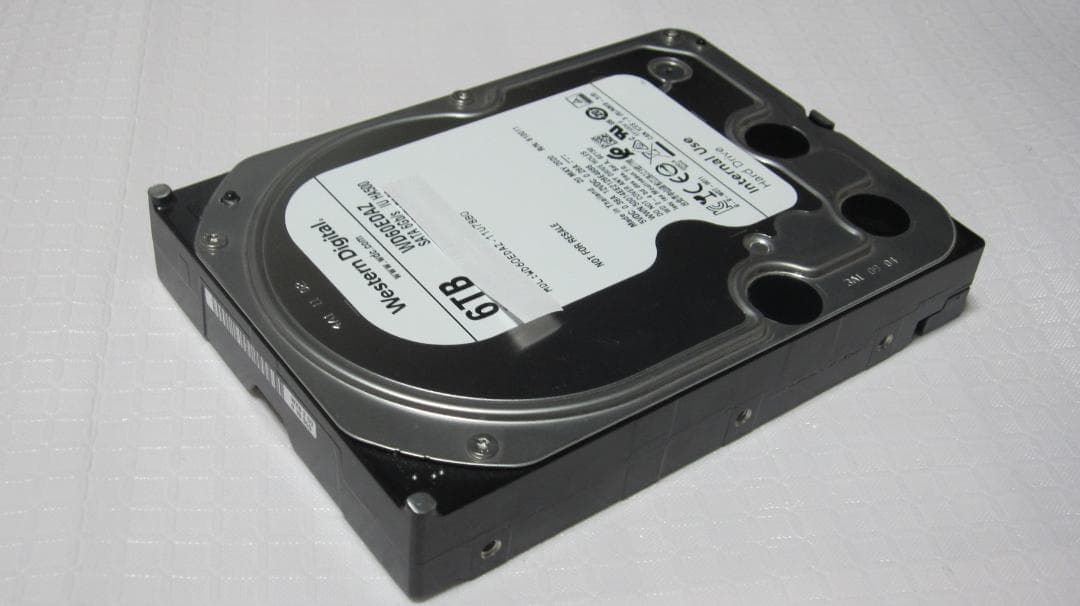 Western Digital WD60EDAZ 6TB 内蔵型HDD動作確認済