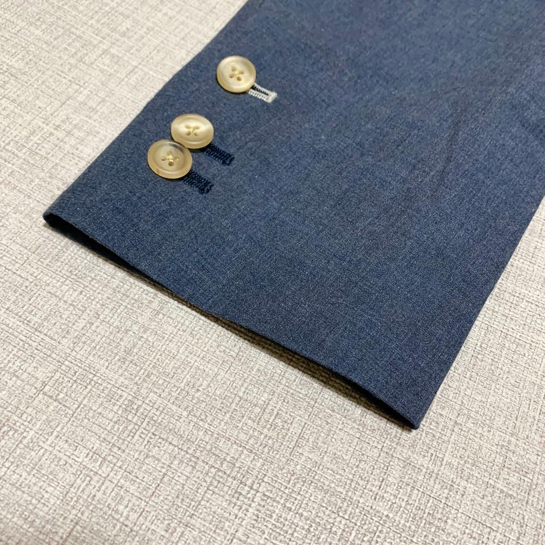 【美品 超希少XLXサイズ】ポールスミスコレクション　テーラードジャケット　青色