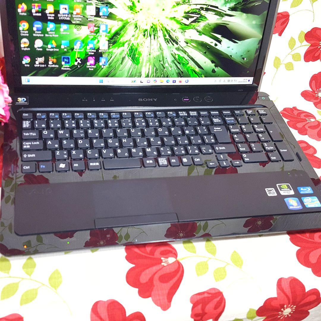 極上★新Wind11★新品SSD512GB★メモリ8GB★SONY★VIAO★