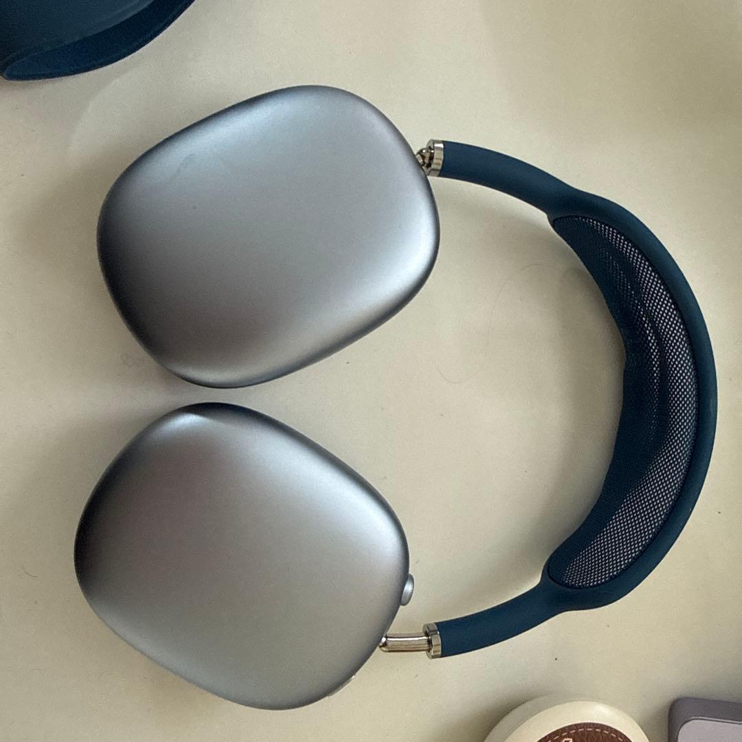 ネイビー ワイヤレスヘッドフォン 本体airpodspromax