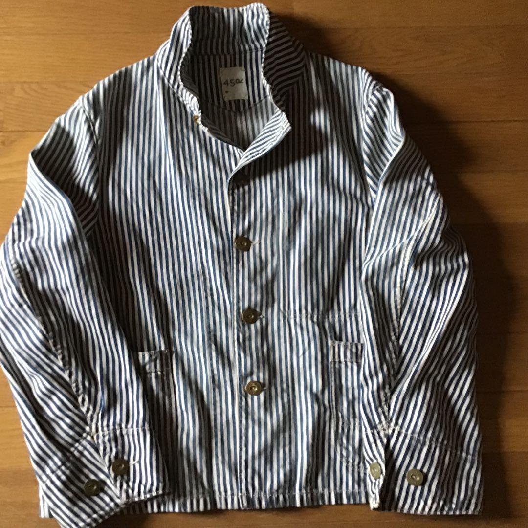 45r ストライプ カバーオール