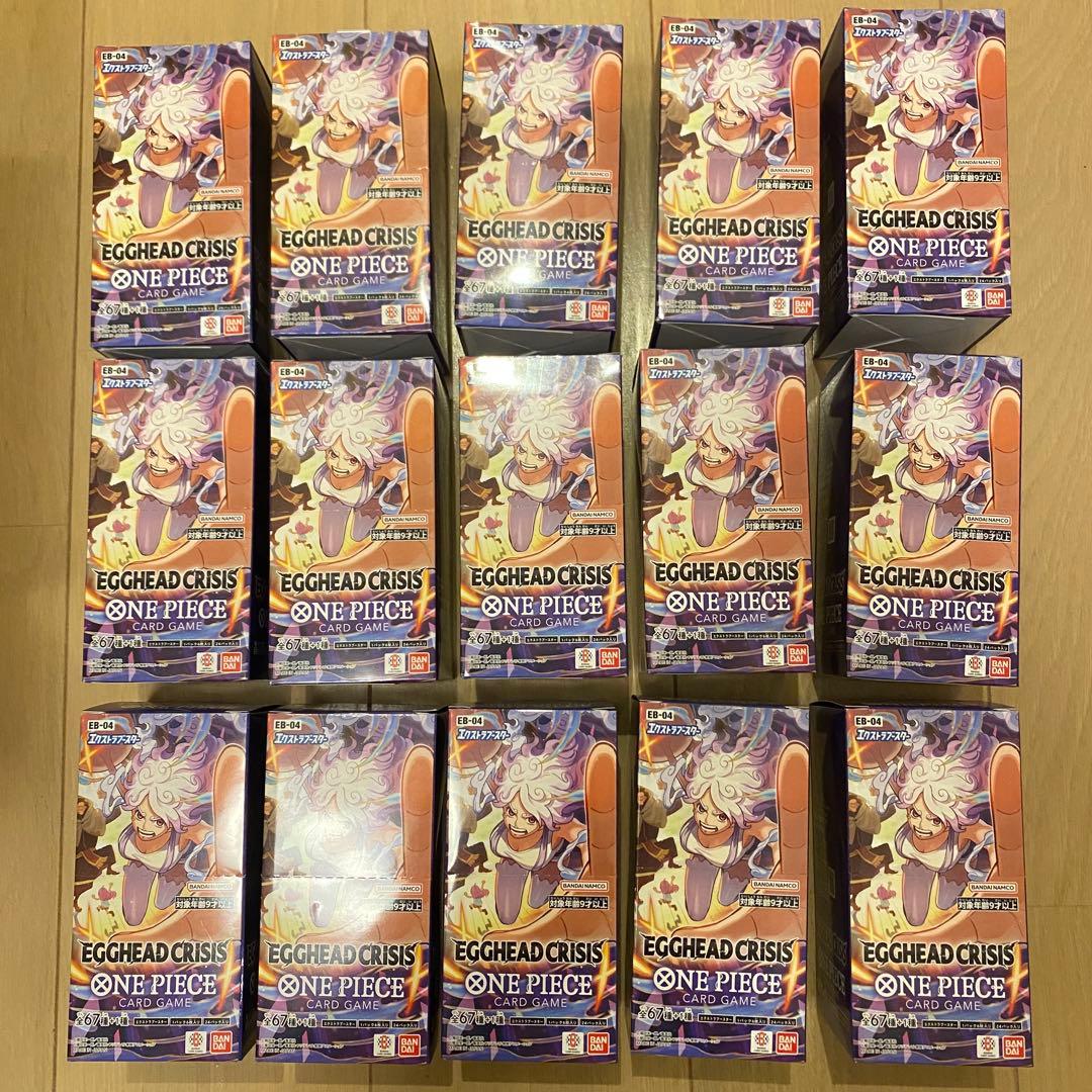 新品未開封 15BOX EGGHEAD CRISIS ワンピース テープ付き