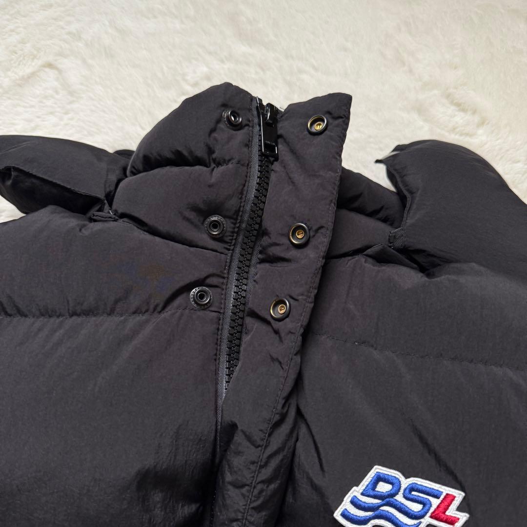 【美品】DIESEL ディーゼル ダウンベスト フード ブラック XL メンズ