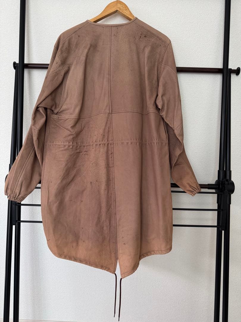 Varde77 店舗限定ダメージレザーコート