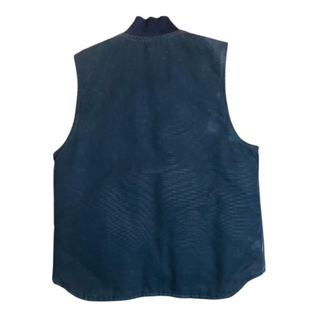 Carhartt ブラックベスト ジッパー付き　Mサイズ