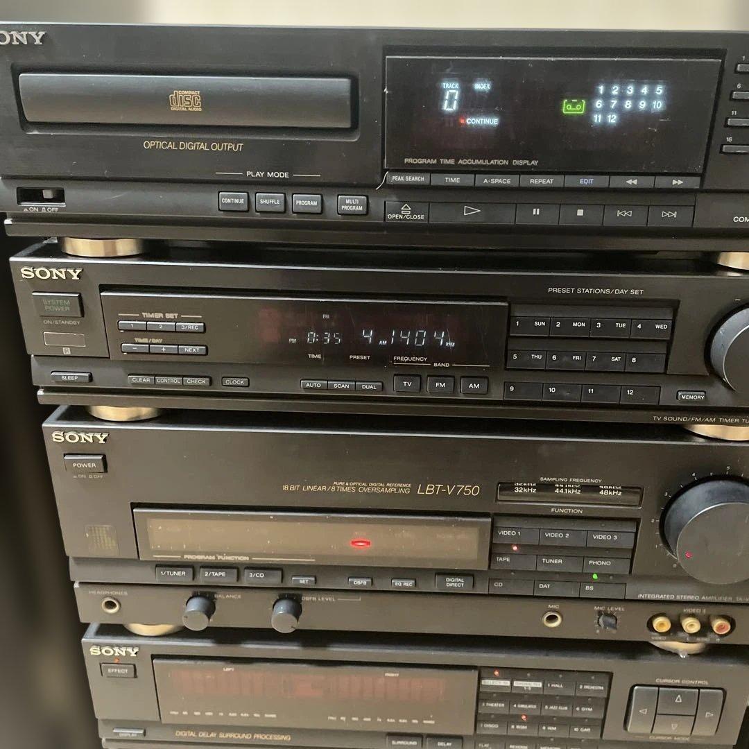 【直接取引手渡し限定】東京都豊島区　ジャンクSONY コンポ LBT-V750