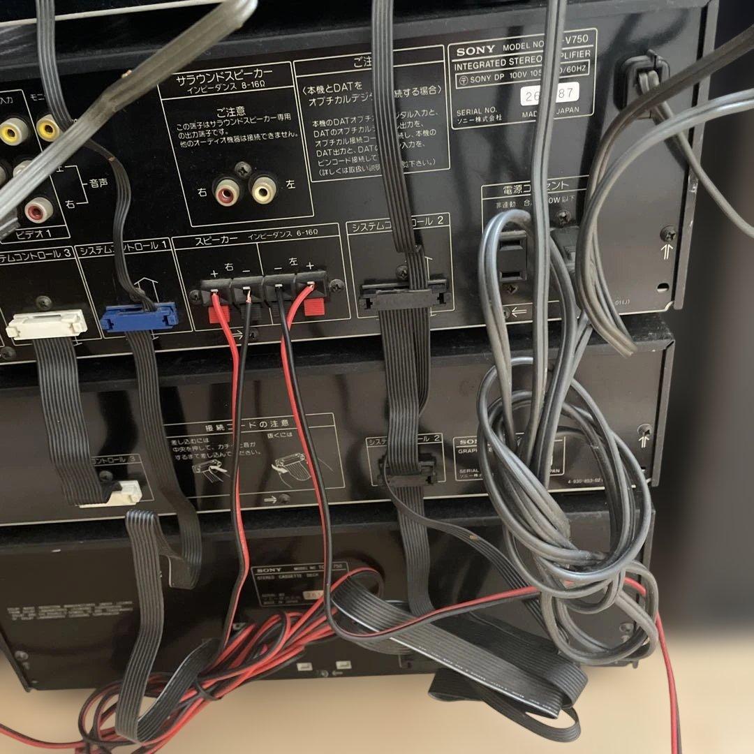 【直接取引手渡し限定】東京都豊島区　ジャンクSONY コンポ LBT-V750