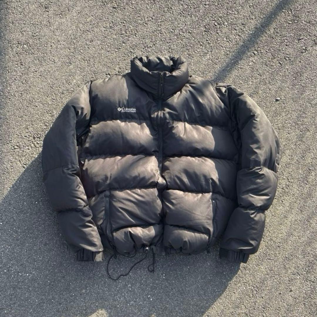 【美品】Columbia 90s ダウンジャケット ドローコード ヌプシ型