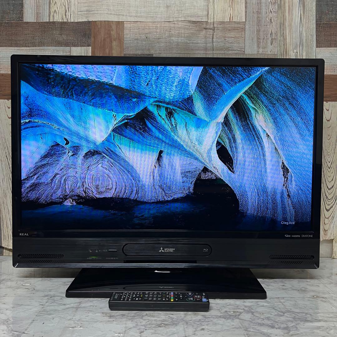即日受渡❣️全国送料込三菱32型液晶テレビBlu-rayHDD搭載BR⇄ HDD