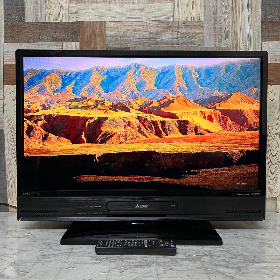 即日受渡❣️全国送料込三菱32型液晶テレビBlu-rayHDD搭載BR⇄ HDD