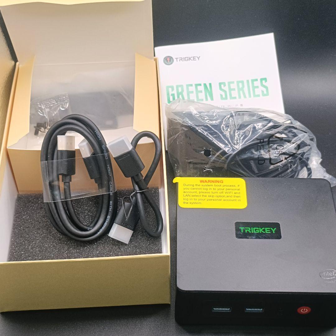 TRIGKEY ミニPC N100 Green G4 16GB SSD M.2