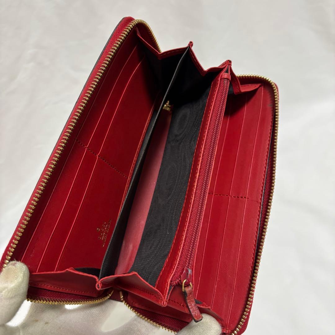 グッチ GGスプリーム ハート スネーク ラウンドファスナー長財布 456863