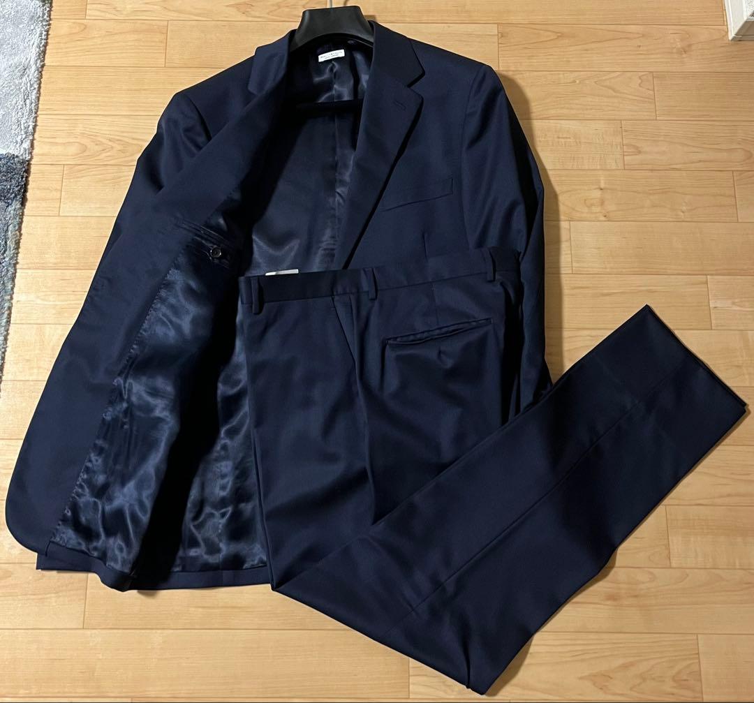 【定価44000円/サイズ50】UNITED ARROWS ネイビーセットアップ