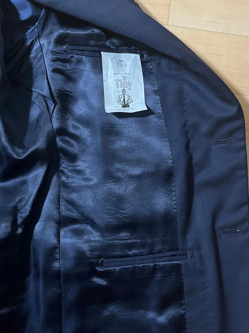 【定価44000円/サイズ50】UNITED ARROWS ネイビーセットアップ