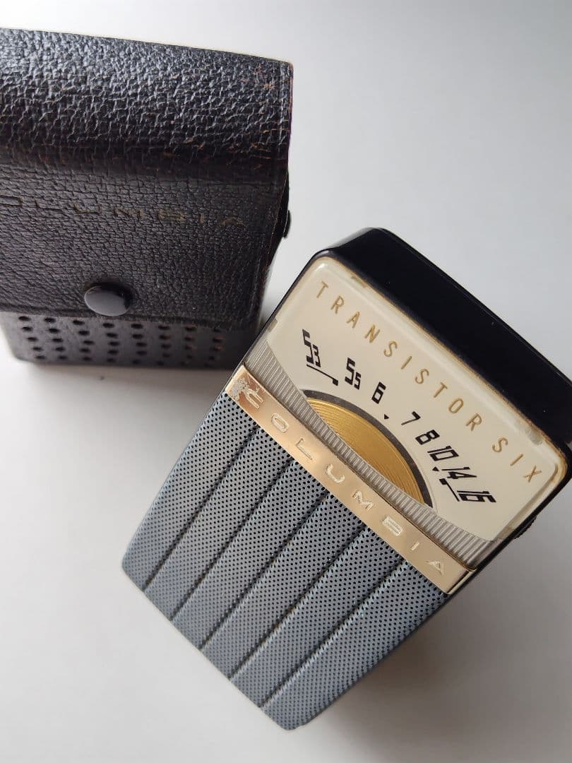 トランジスタラジオ　コロムビア製6石ラジオ　ヴィンテージ品