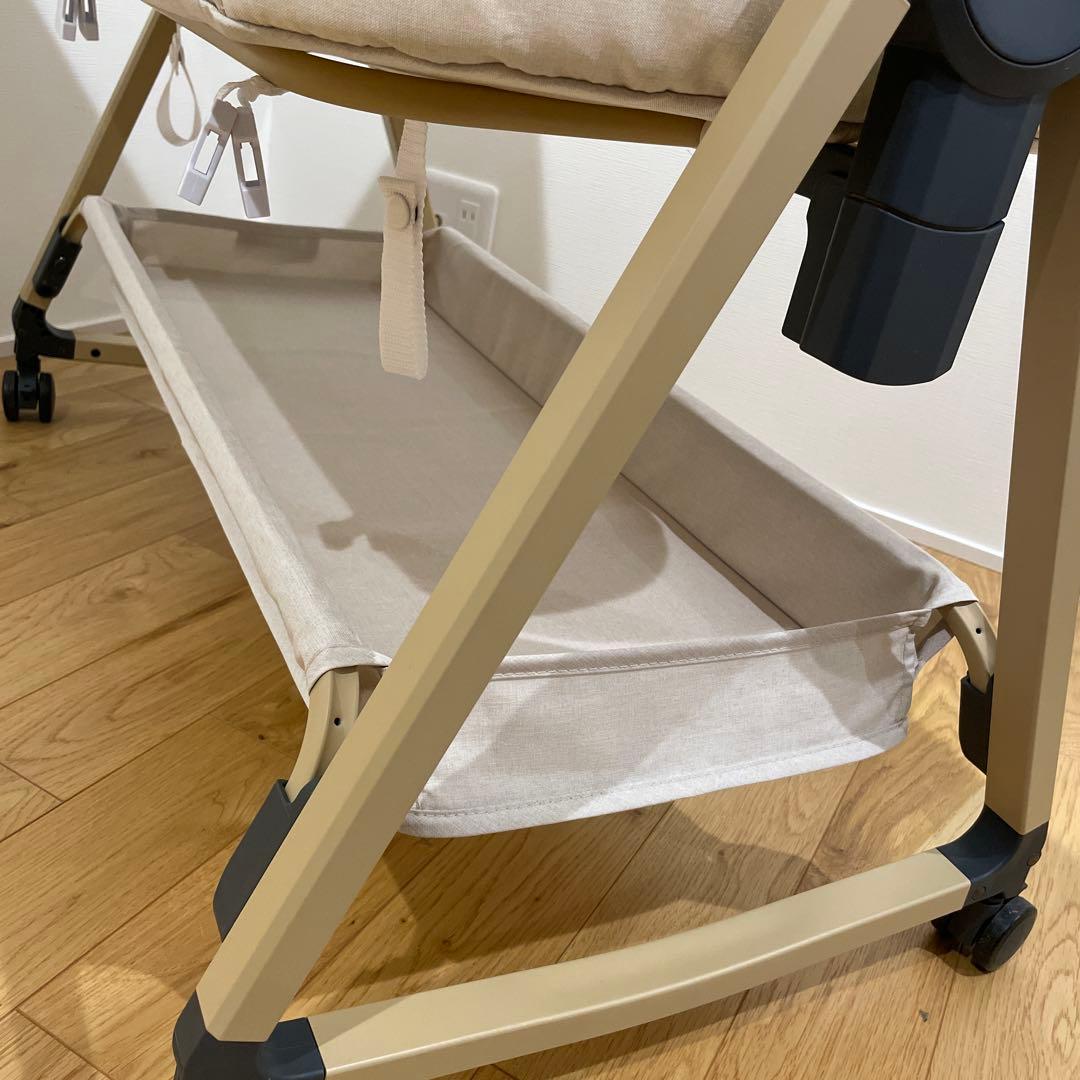 ベビーベッド　折りたたみ　HZDMJ ベージュ