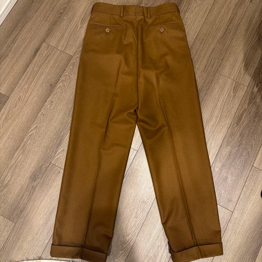 TOMORROWLAND BERNARD ZINSブラウン テラコッタスラックス