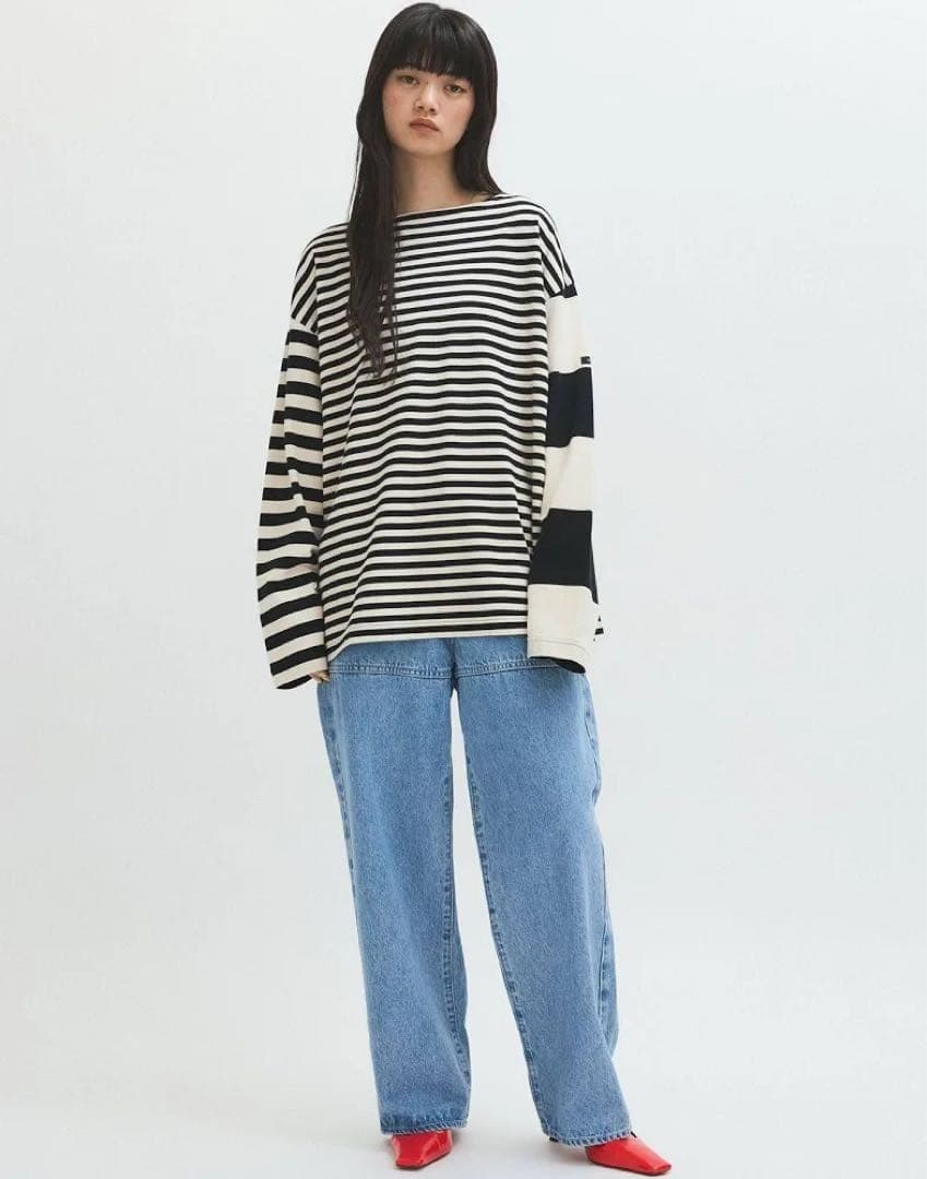 \新年sale!/G.F.G.S forアダムエロペ 別注ボートネックボーダー