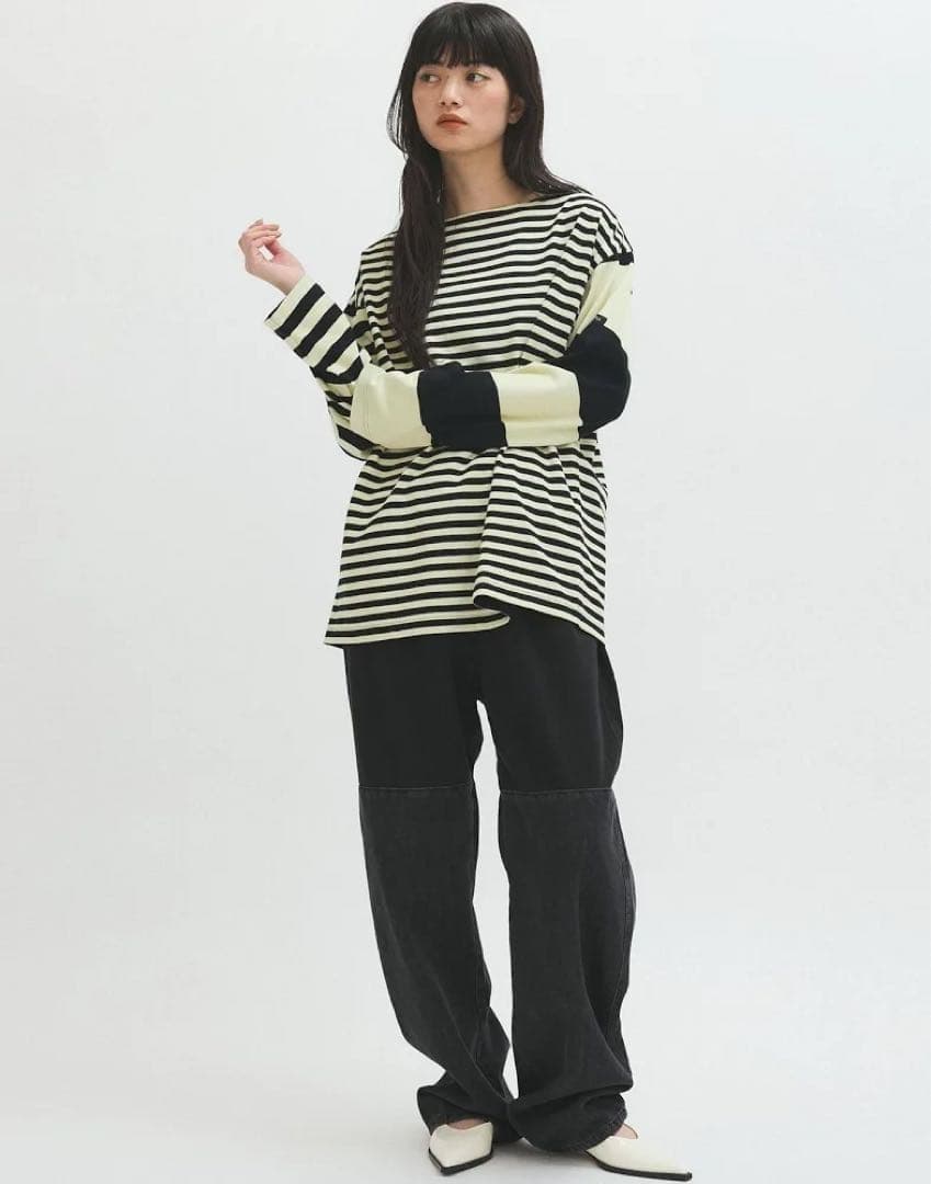 \新年sale!/G.F.G.S forアダムエロペ 別注ボートネックボーダー