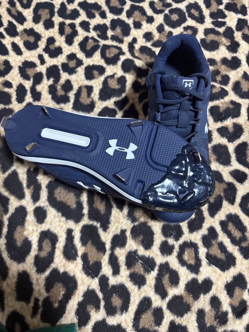 【レア物】【廃盤】アンダーアーマー スパイク　野球　28.0